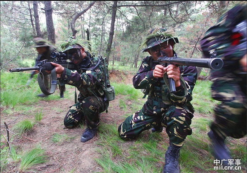 Тренировки элитных бойцов в военном округе Шэньяна2