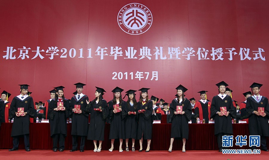 Церемония окончания учебы выпускников Пекинского университета 5