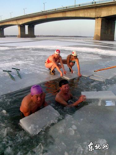 Зимнее плавание в Харбине