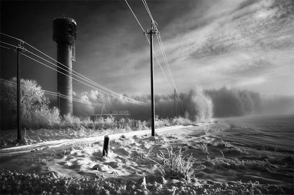 Прекрасные пейзажи в тумане 