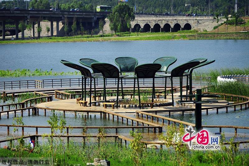 Культурный парк реки Юндинхэ на западе Пекина
