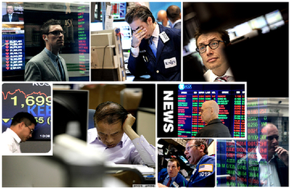 Мимика инвесторов на фоне резкого падения фондовых бирж 1