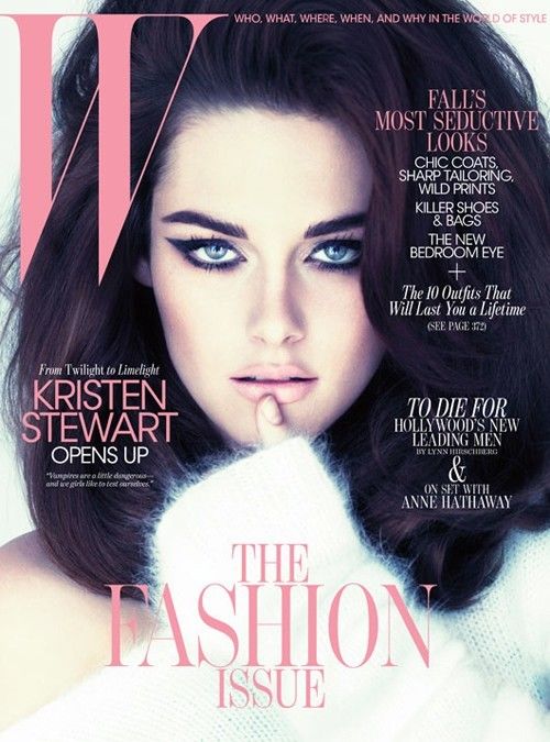 Кристен Стюарт на обложке модного журнала «W» №9