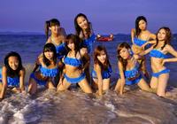 Сексуальные девушки – болельщицы пляжного волейбола 26-й Универсиады в Шэньчжэне
