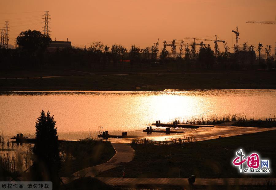 Сказочные пейзажи по берегам реки Юндинхэ на западе Пекина 