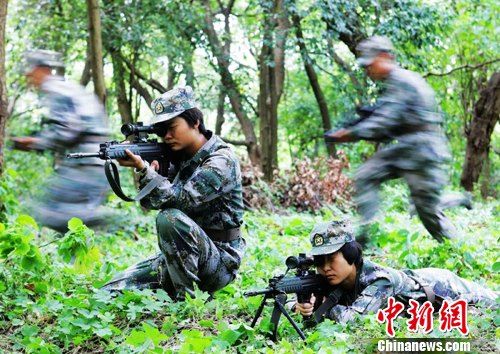 Храбрые женщины-снайперы КНР 1