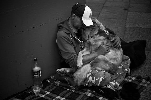 Трогательные отношения людей и собак 1