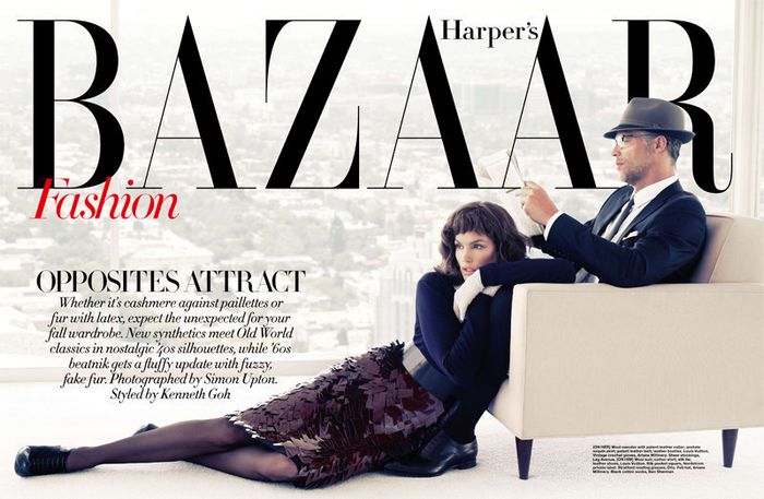 Супермодель Синди Кроуфорд попала на обложку «Harper's Bazaar» №9
