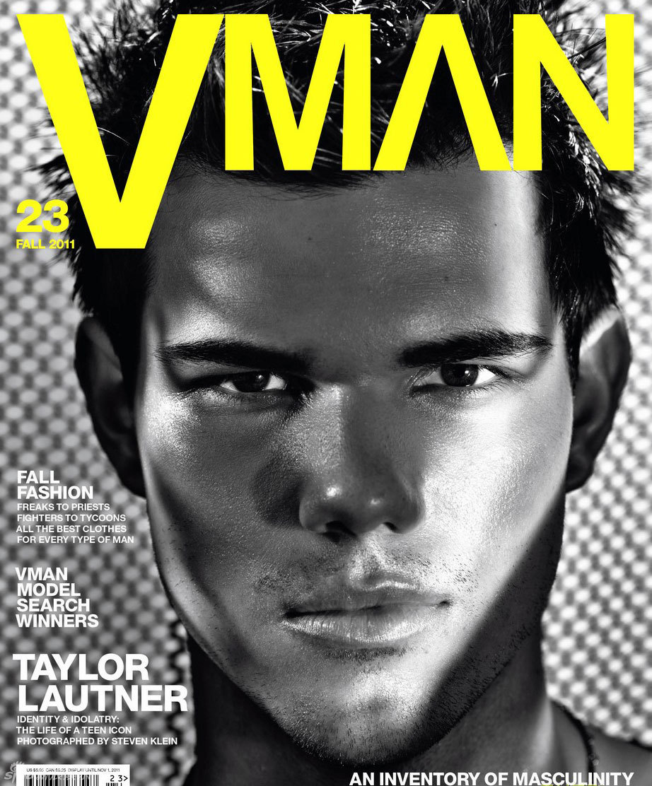 Популярный актер Тэйлор Лотнер на обложке «VMAN»