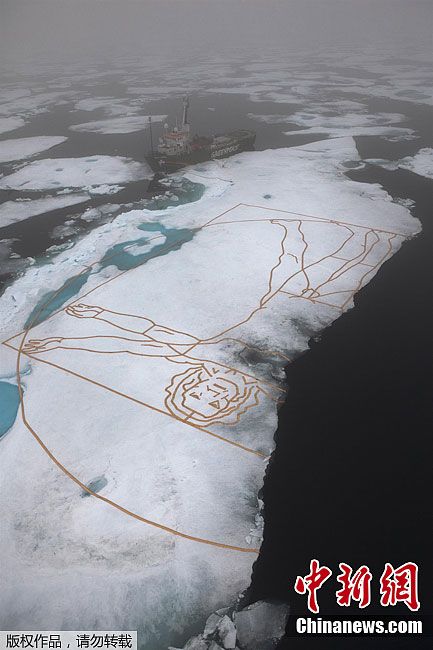 Рисунок в Арктике - призыв к экологии