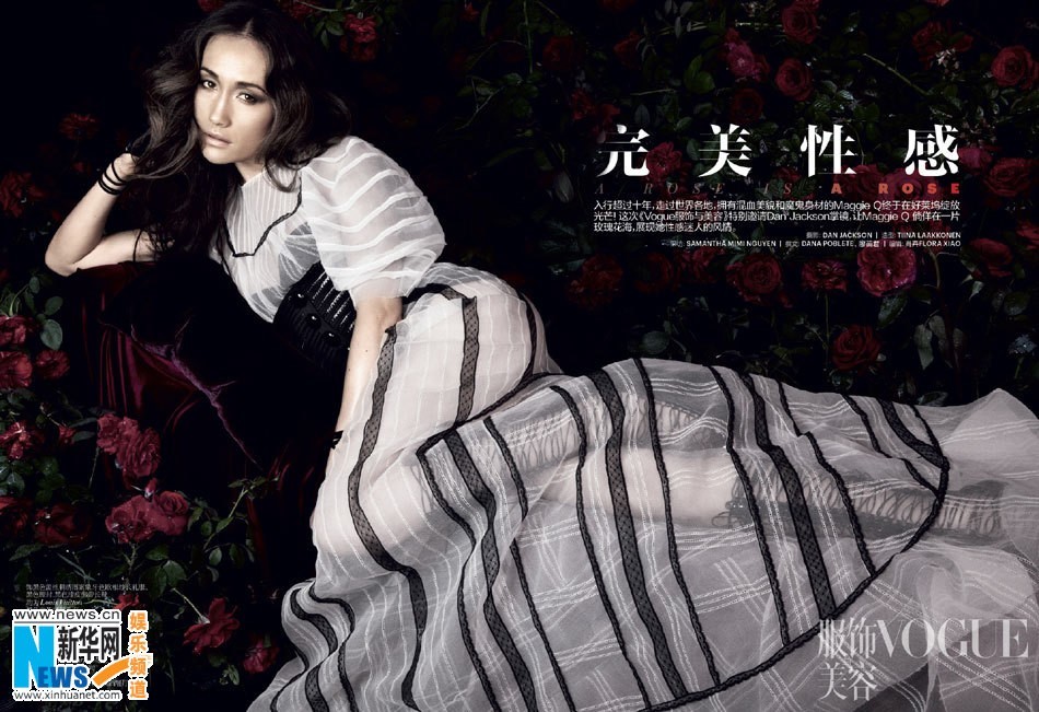 Maggie Q в журнале «VOGUE»4