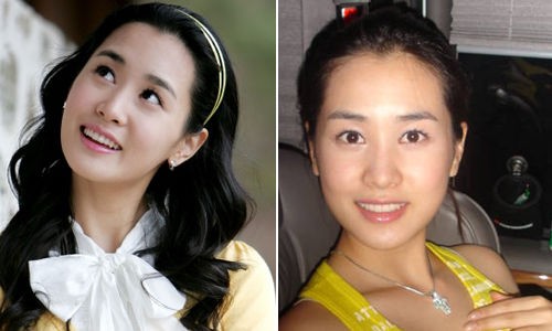 Корейские звезды до и после макияжа 3