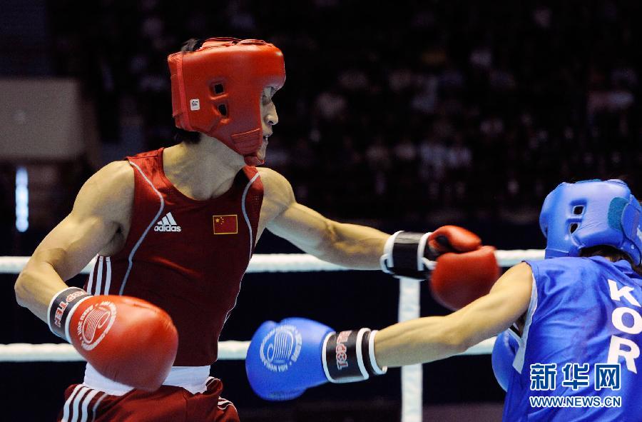 Цзоу Шимин /48 кг/ в финале переиграл боксера из Республики Корея.