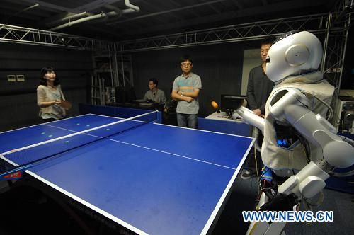 В Чжэцзянском университете созданы роботы, умеющие играть в настольный теннис 