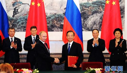 Вэнь Цзябао и В.Путин провели 16-ю регулярную встречу глав правительств Китая и России
