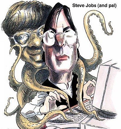 Нарисованный Стив Джобс 