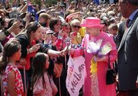 Королева Великобритании Елизавета II посетила город Мельбурн