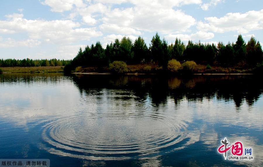 Водная красота в степи Сайханьба