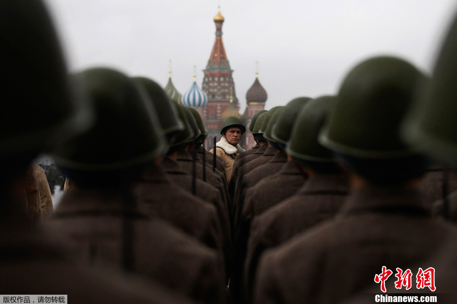 Генеральная репетиция парада на Красной площади в Москве