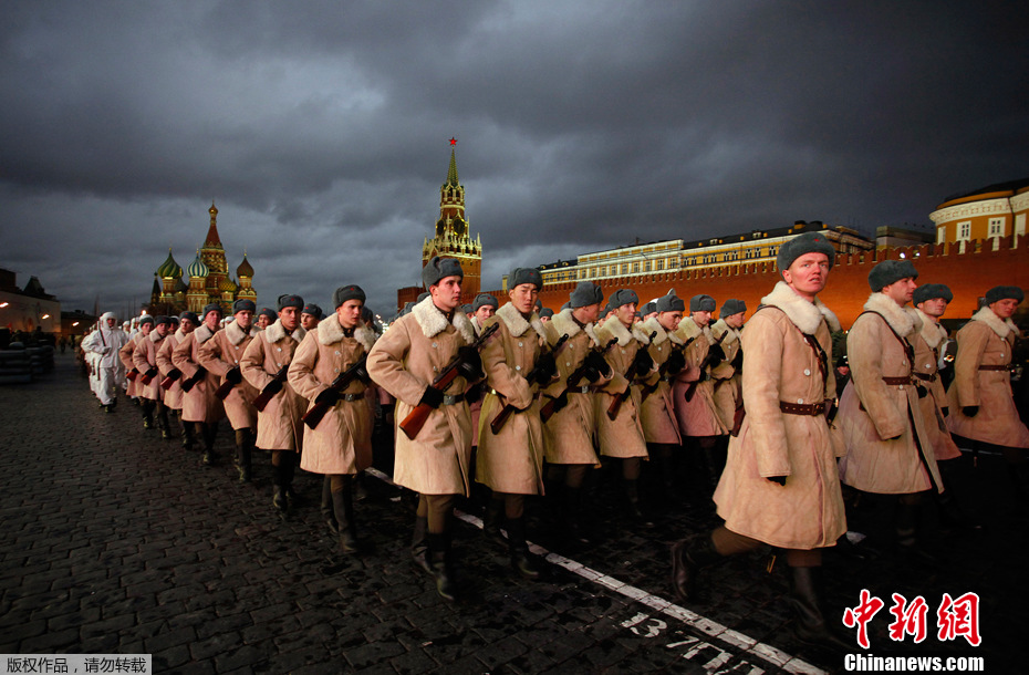 Генеральная репетиция парада на Красной площади в Москве