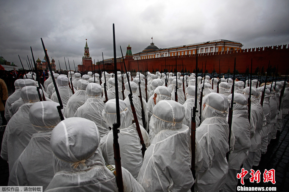 Генеральная репетиция парада на Красной площади в Москве