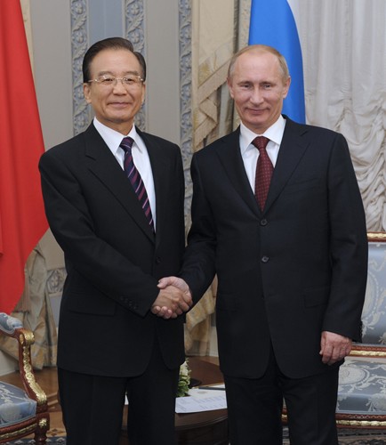 Вэнь Цзябао провел встречу с Владимиром Путиным2