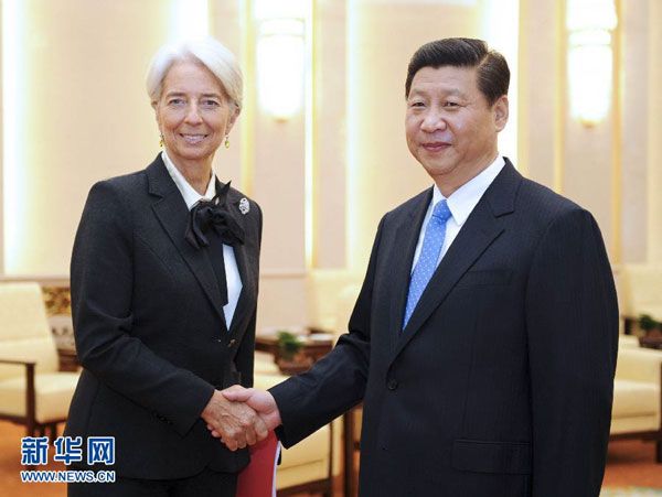 Си Цзиньпин встретился с главой МВФ Кристин Лагард