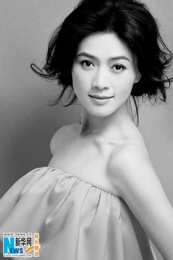 Звезда Тянь Хайжун в черно-белых снимках