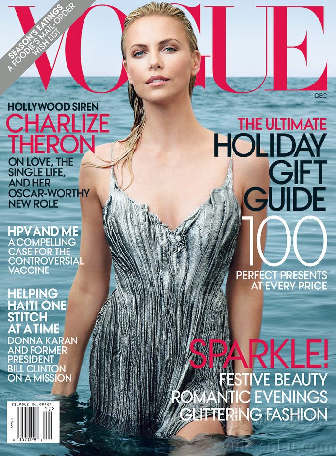 Шарлиз Терон попала на обложку «Vogue»