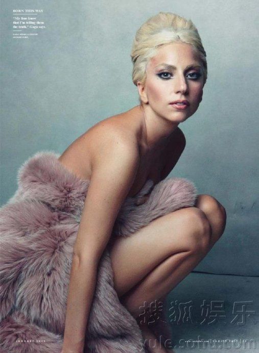 Lady Gaga попала на «Vanity Fair»№1 на 2012 год