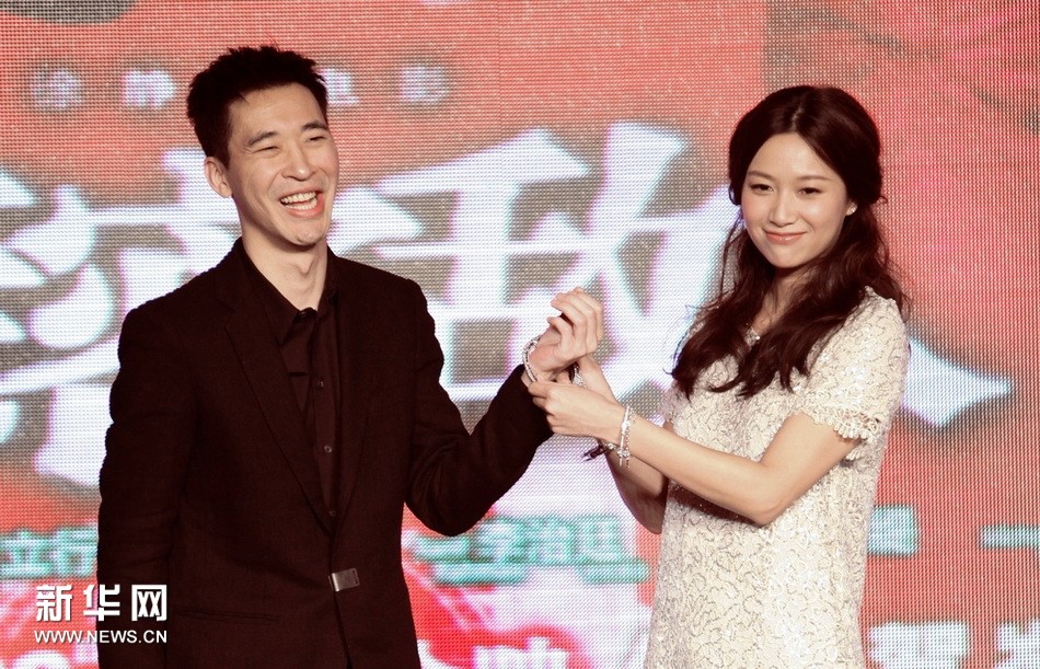 Сюй Цзинлэй и Хуан Лисин на пресс-конференции фильма «Милый враг»3