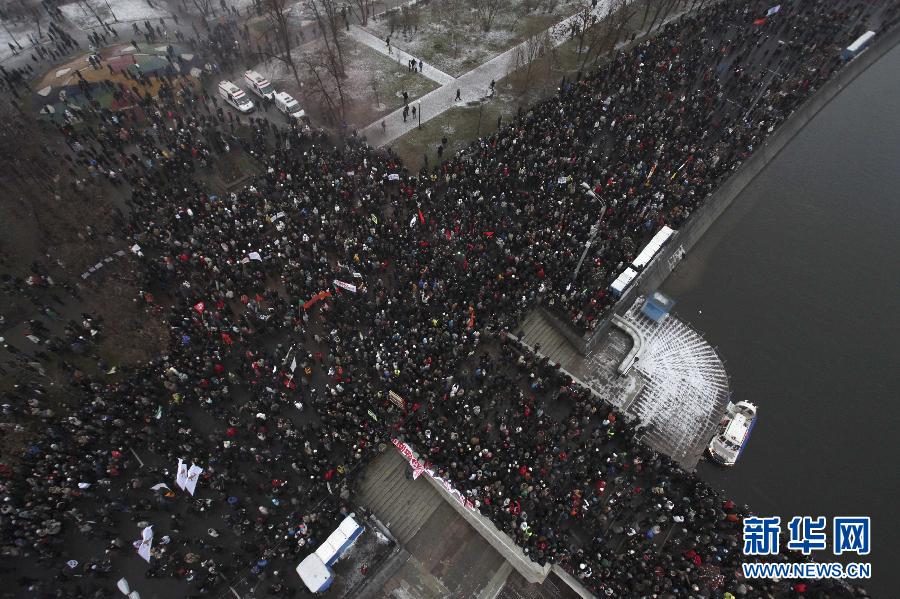 Массовая акция протеста против фальсификаций итогов выборов в России