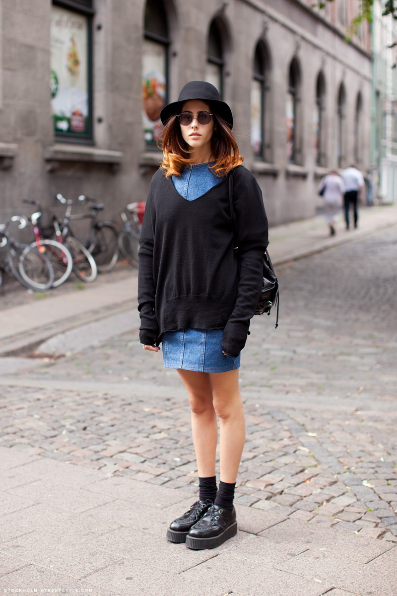 Уличная мода: широкополая шляпа