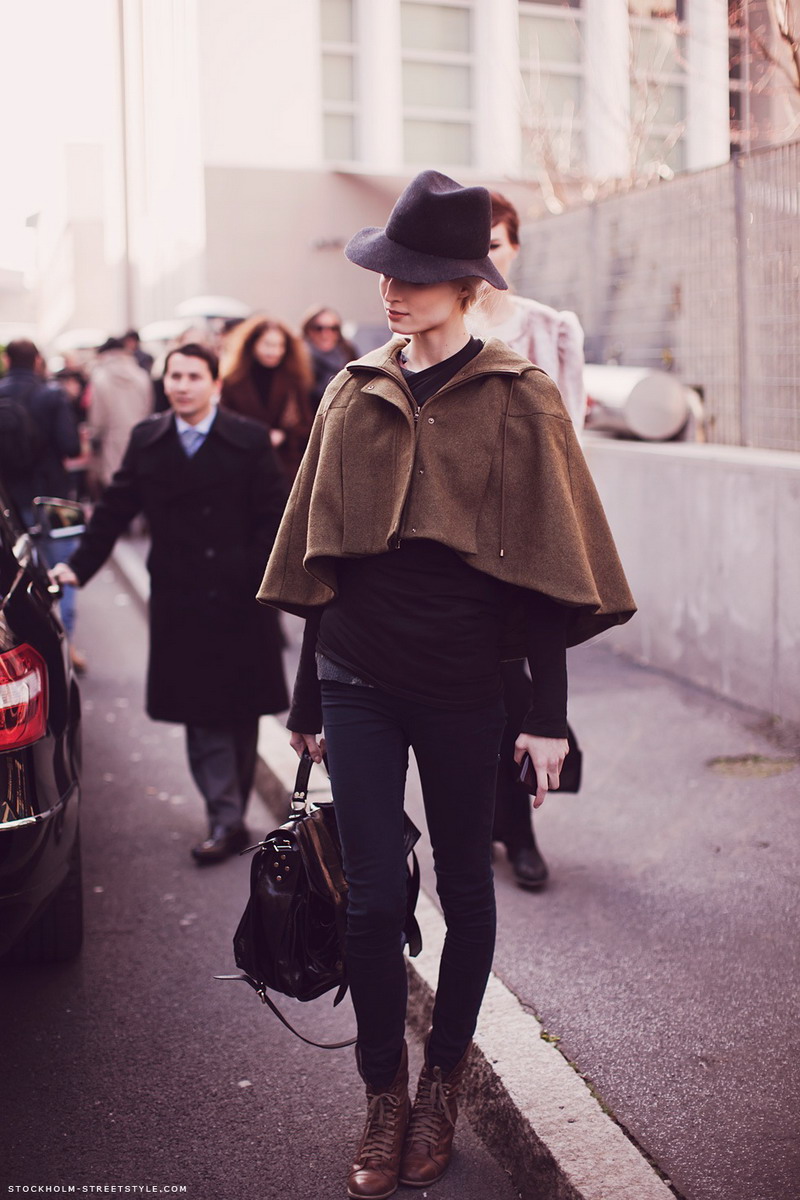 Уличная мода: широкополая шляпа