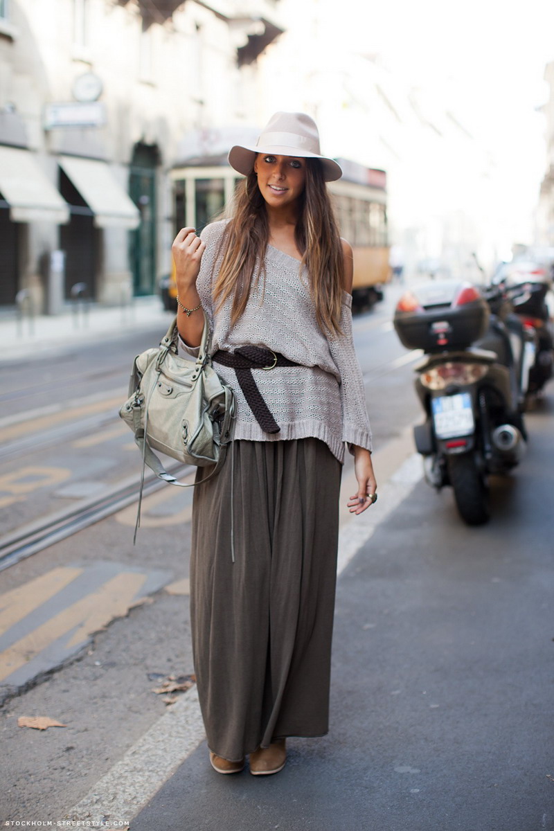 Уличная мода: широкополая шляпа
