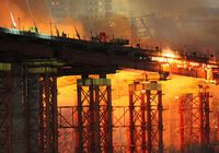 Пожар на строящемся к саммиту АТЭС мосту во Владивостоке ликвидирован