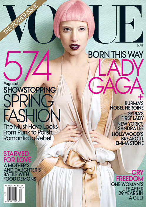 Набор самых популярных обложек от «VOGUE» 2011 года 