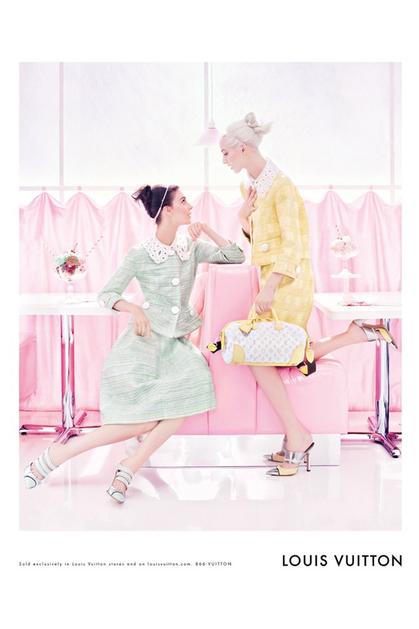 Новые рекламные фото весенне-летней коллекции одежды 2012 года от бренда «LV» 