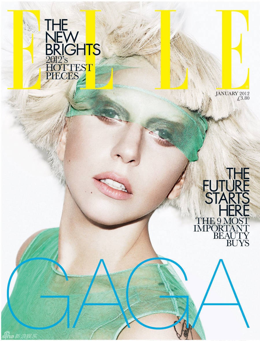 Lady Gaga в журнале《ELLE》2