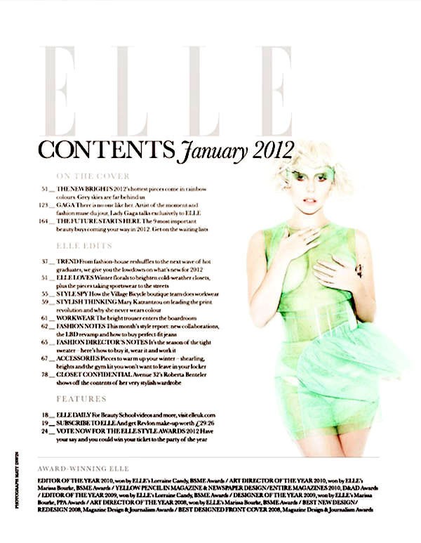 Lady Gaga в журнале《ELLE》8