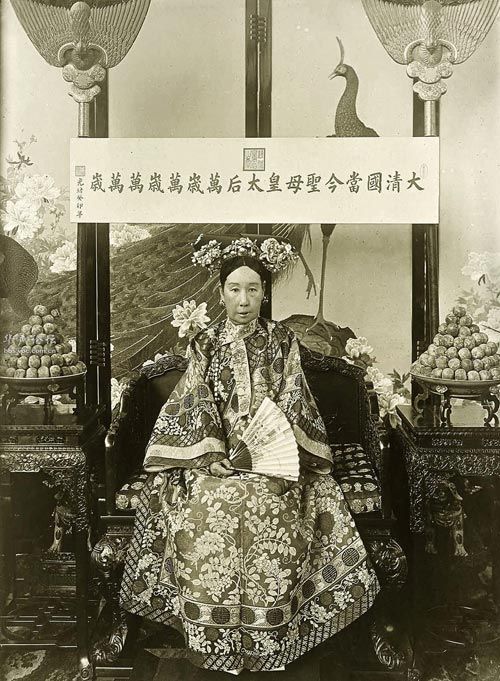 Жизненные фотографии императрицы Цыси в 1903 году