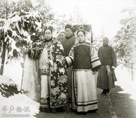 Жизненные фотографии императрицы Цыси в 1903 году