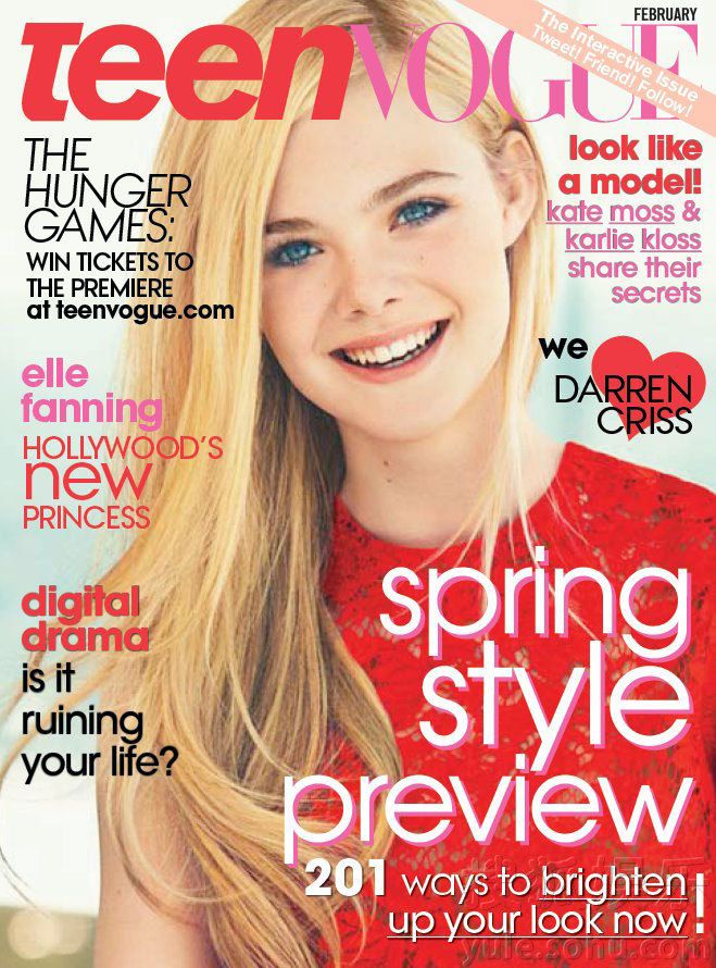 Элл Фэннинг попала на «Teen Vogue»