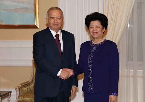 Встреча спецпредставителя председателя КНР с президентом Узбекистана 