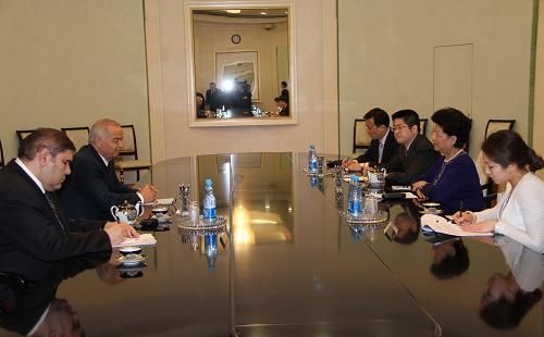 Встреча спецпредставителя председателя КНР с президентом Узбекистана 