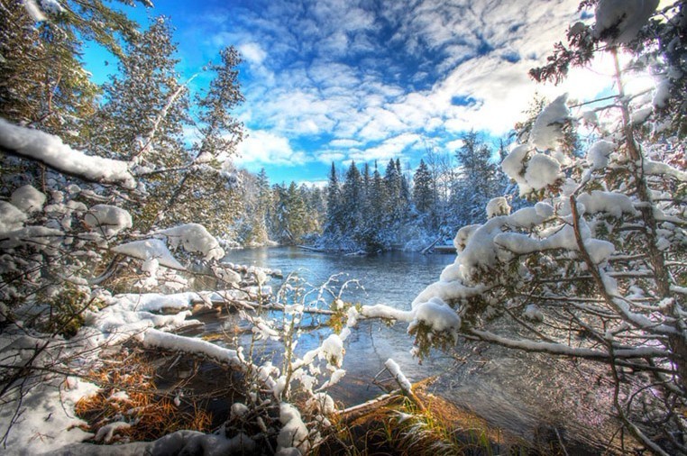 Красивые зимние пейзажи в разных местах мира 6