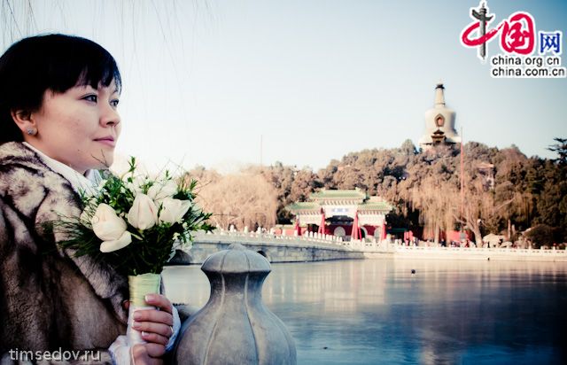 Парк Бэйхай – императорский сад в центре Пекина – рядом с Запретным городом. 