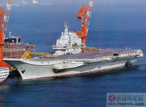 Высококачественные снимки китайского авианосца