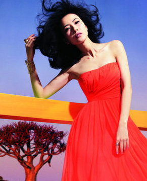 Китайская актриса Гао Юаньюань на обложке модного журнала3