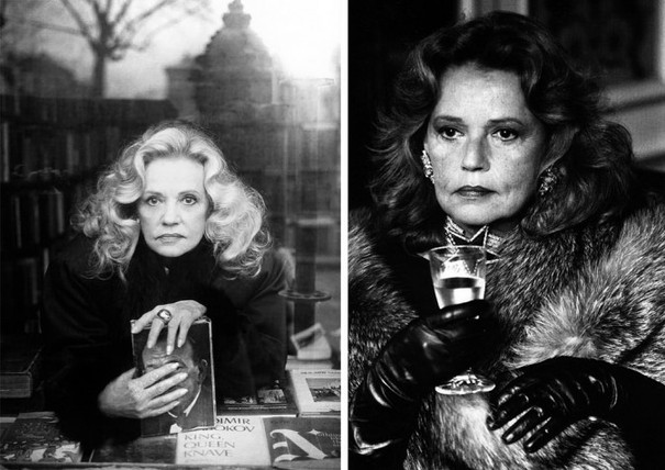 Французская кинозвезда Жанна Моро в черно-белых снимках 